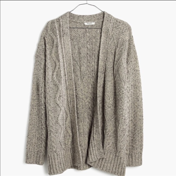 Madewell Sweaters - Madewell Cable Knit Cardigan